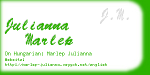 julianna marlep business card